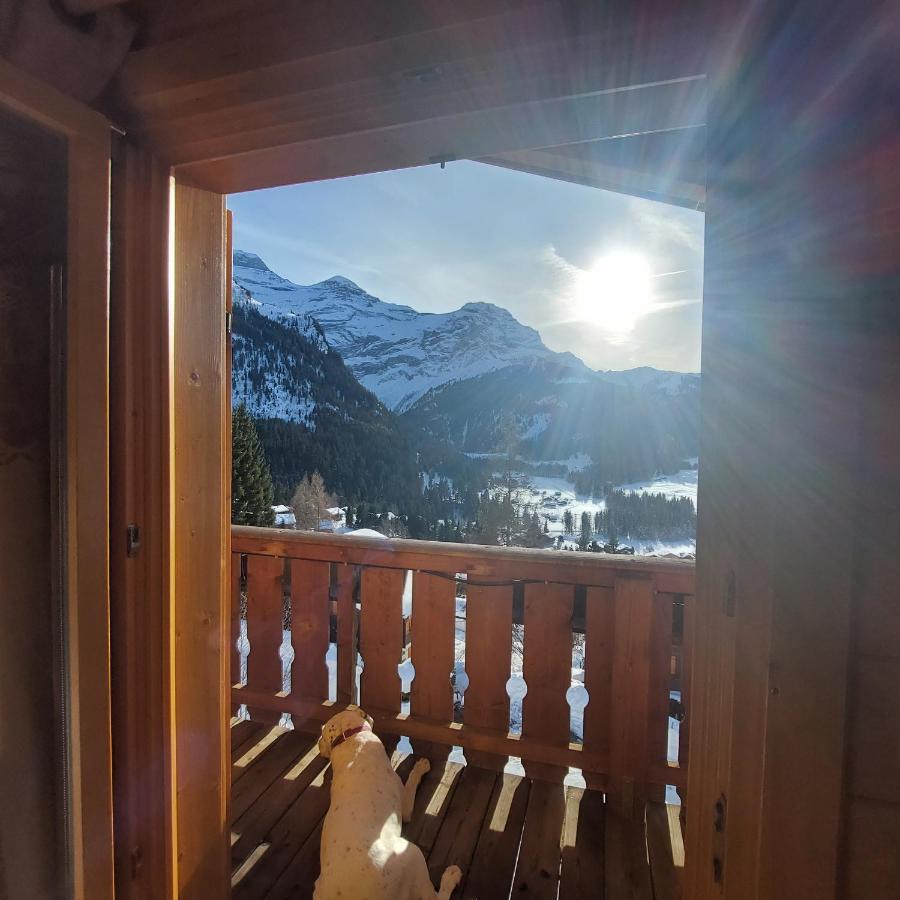 Chambre D'Hotes L'Ours Bleu Les Diablerets Exterior foto