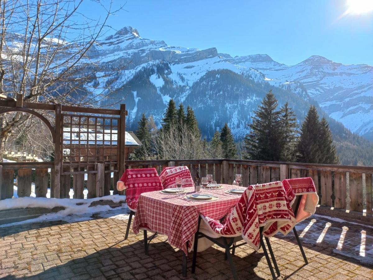 Chambre D'Hotes L'Ours Bleu Les Diablerets Exterior foto