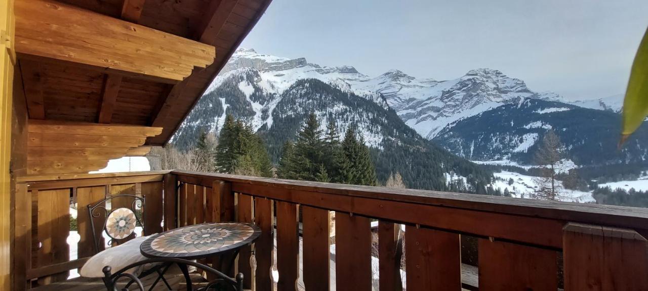 Chambre D'Hotes L'Ours Bleu Les Diablerets Exterior foto