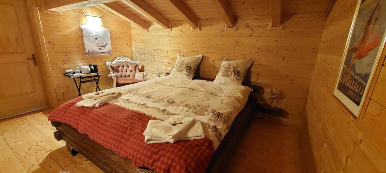 Chambre D'Hotes L'Ours Bleu Les Diablerets Exterior foto