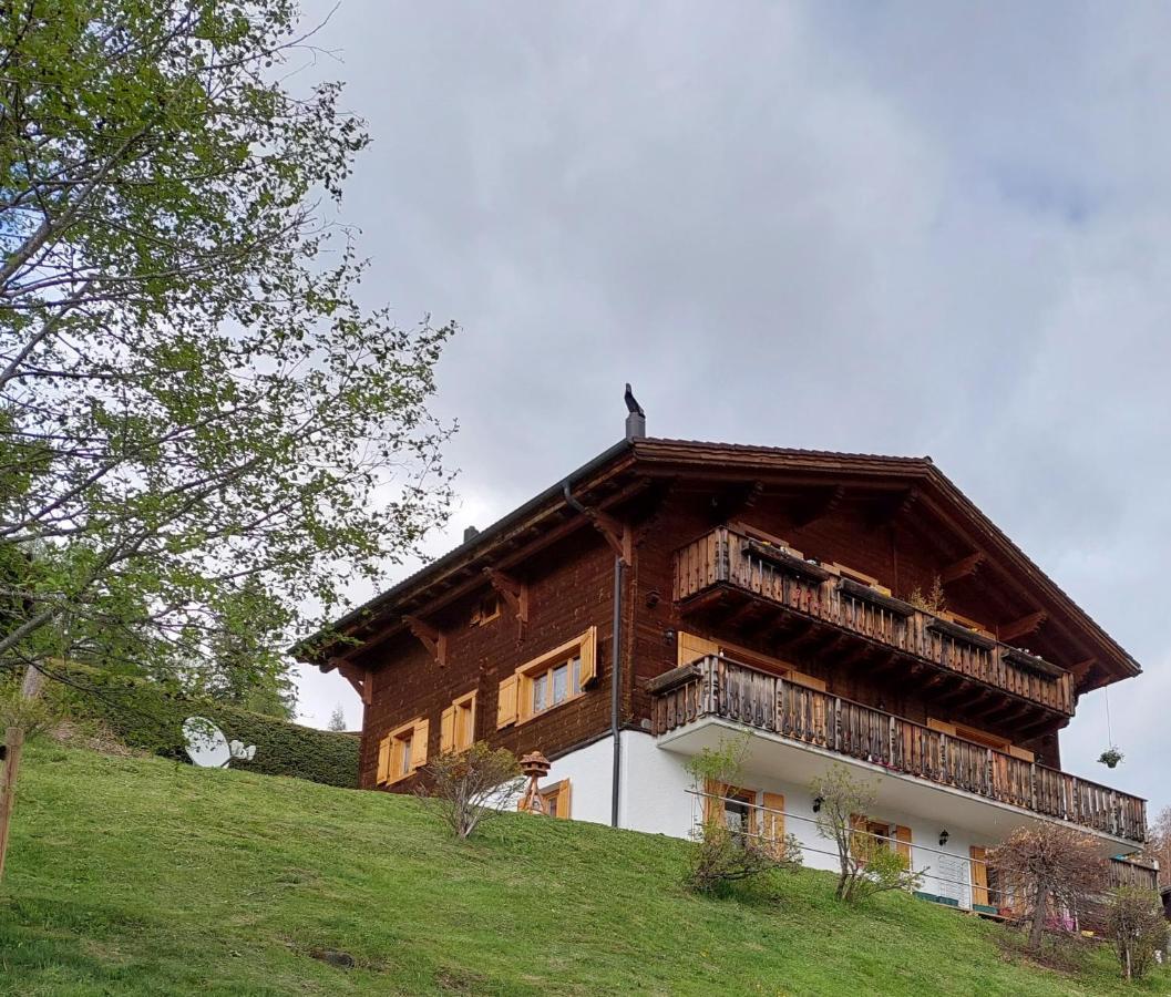 Chambre D'Hotes L'Ours Bleu Les Diablerets Exterior foto
