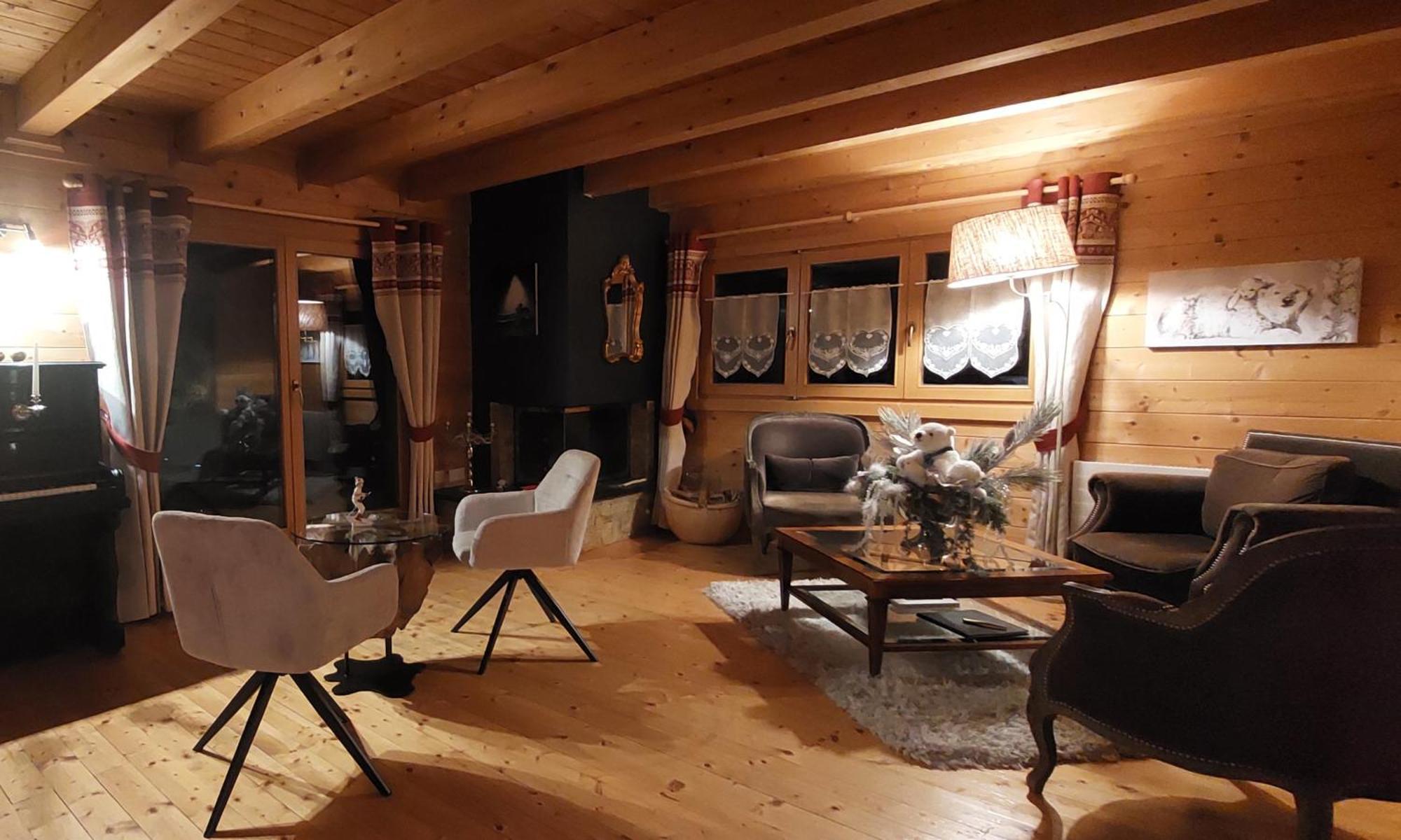 Chambre D'Hotes L'Ours Bleu Les Diablerets Exterior foto